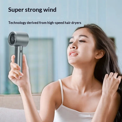 Portable Handheld Fan USB Rechargeable High-Speed Electric Cooling Fan for Personal Use